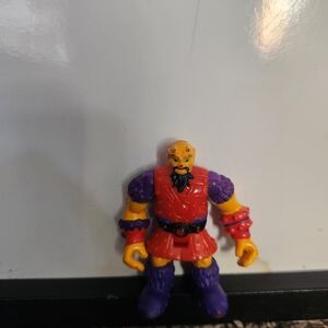 Imaginext Warrior Character Red Purple Play 2.5" Action Figure 2001 Toy